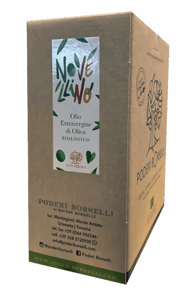 Novellino - Bag In Box di olio nuovo 2026 biologico